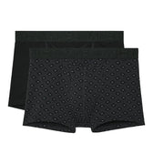 Neels #2 Boxer Briefs Ho1 2p | Black/Black Print 403104-D042
